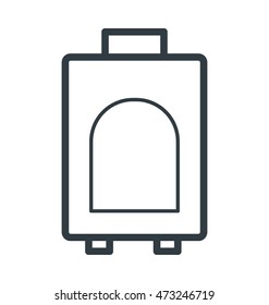 Travel Bag Colored Vector Icon