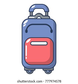 Travel bag concept icon. Cartoon illustration of travel bag concept vector icon for web