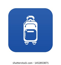 Travel bag concept icon. Simple illustration of travel bag concept vector icon for web