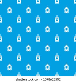 Travel bag holiday pattern vector seamless blue repeat for any use