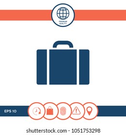 Travel bag icon Travel bag icon