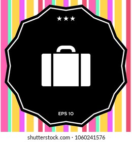 Travel bag icon