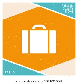 Travel bag icon