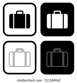 Travel bag icon