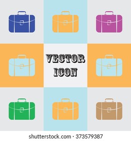 Travel bag icon