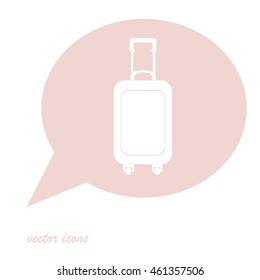 Travel bag icon