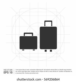 Travel bag icon