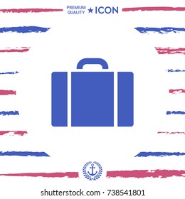 Travel bag icon
