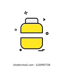 Travel bag icon design vector