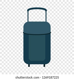 Travel bag icon. Flat illustration of travel bag vector icon for web design