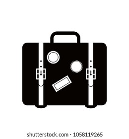 Travel bag icon isolated on white background. Travel bag icon for web site,app and logo. Creative art concept, vector illustration, eps 10