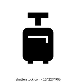 Travel bag icon. Suitcase sign