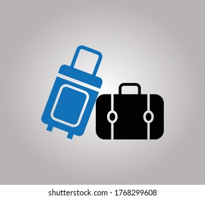 Travel Bag Icon Symbol. Premium Quality Isolated Trip Handbag Element In Trendy Style
