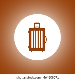travel bag icon. Vector concept illustration for design.