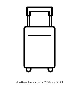 travel bag icon, bag vector, travel illustration