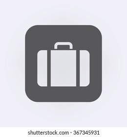 Travel Bag Icon . Vector Illustration