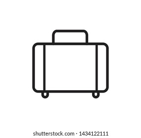 Travel bag icon vector style trendy illustration