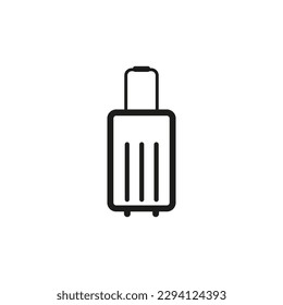travel bag icon vector template