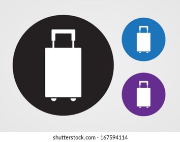 Travel bag icons