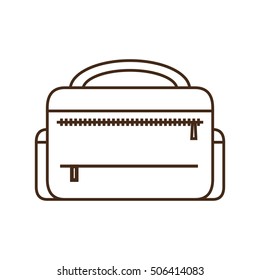 travel bag isolated icon vector illustration design