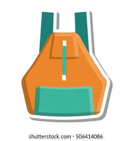travel bag isolated icon vector illustration design