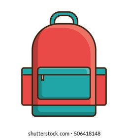 travel bag isolated icon vector illustration design