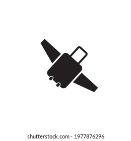 Travel bag logo design vector template