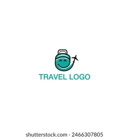 Travel Bag logo with print ready file