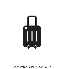 Travel bag or luggage or suitcase logo design vector template