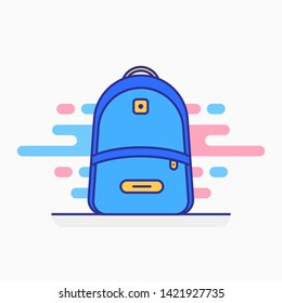 Travel bag and school bag variations. Filled style icon. Ready to use for website mobile app presentation and any other projects. Suitable for any user interface and user experience 