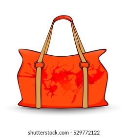 travel bag, suitcase vector icon