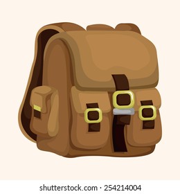 travel bag theme elements