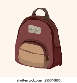 travel bag theme elements