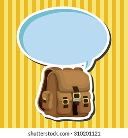 travel bag theme elements