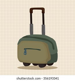 travel bag theme elements