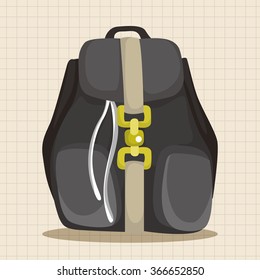 travel bag theme elements