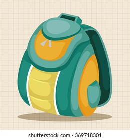 travel bag theme elements
