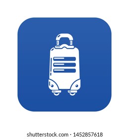 Travel bag tourist icon. Simple illustration of travel bag tourist vector icon for web