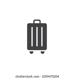 Travel Bag vector icon. filled flat sign for mobile concept and web design. Luggage simple solid icon. Symbol, logo illustration. Pixel perfect vector graphics