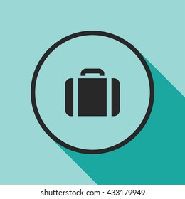 travel baggage icon. travel baggage vector illustration