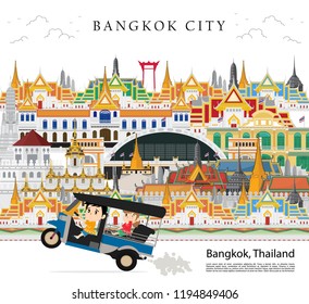 Travel to Bangkok in Thailand and Landmarks and travel place