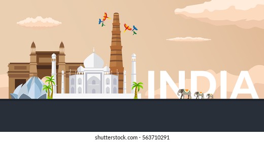 India banner Images, Stock Photos & Vectors | Shutterstock