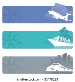 Travel banners