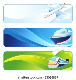 Travel banners