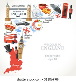 travel banners background England