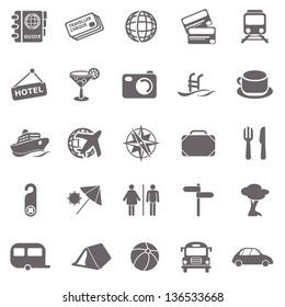 Travel basic icons