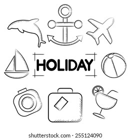 travel and beach concept