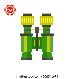 Travel Binocular Vector Icon