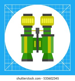 Travel Binocular Vector Icon