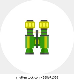 Travel Binocular Vector Icon